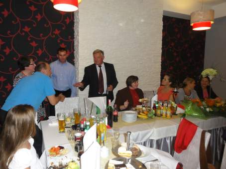 Nauczycielskie spotkanie w Restauracji "Sara".