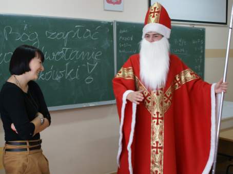 Wizyta �w. Miko�aja w �espole Szk� w �egocinie - 12.2012 r.