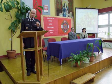 Gminne eliminacje OTWP "M�odzie� zapobiega po�arom" - 27.02.2013 r.