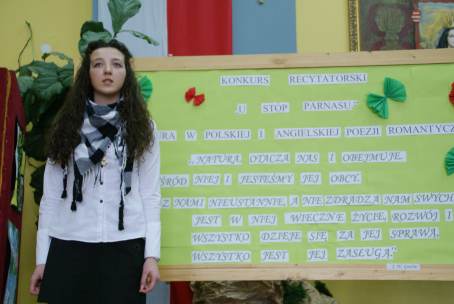 Oliwia Bujak (Trzciana) - II miejsce.