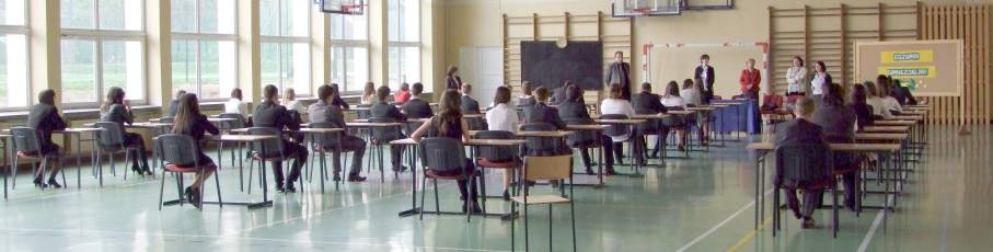 Egzamin gimnazjalny - dzie� pierwszy - 23.04.2013 r.