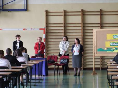 Egzamin gimnazjalny - dzie� pierwszy - 23.04.2013 r.