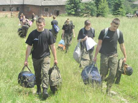 Ob�z szkoleniowy Klasy Stra�y Granicznej - Bieszczady - 17-21.06.2013 r.