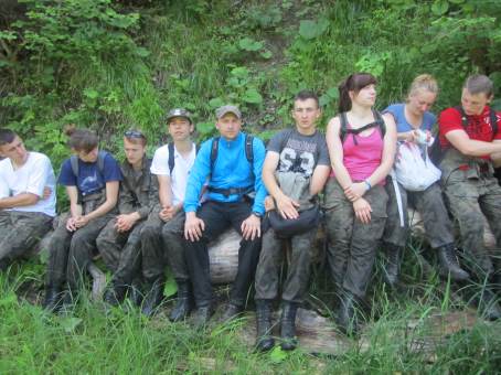 Ob�z szkoleniowy Klasy Stra�y Granicznej - Bieszczady - 17-21.06.2013 r.