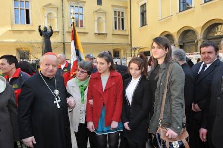 Spotkanie z JE. Ks. Kardyna�em S. Dziwiszem - 22.03.2014 r.
