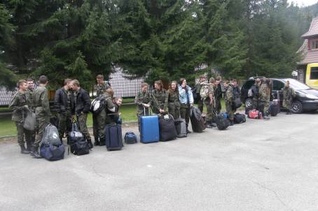 Na obozie Klas Stra�y Granicznej - 5-9.05.2014 r.