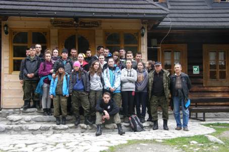 Na obozie Klas Stra�y Granicznej - 5-9.05.2014 r.