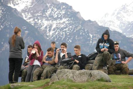 Na obozie Klas Stra�y Granicznej - 5-9.05.2014 r.