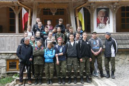 Na obozie Klas Stra�y Granicznej - 5-9.05.2014 r.