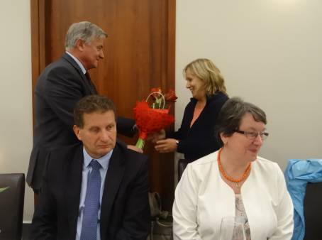 X wymiana - spotkanie kadry z okazji DEN.