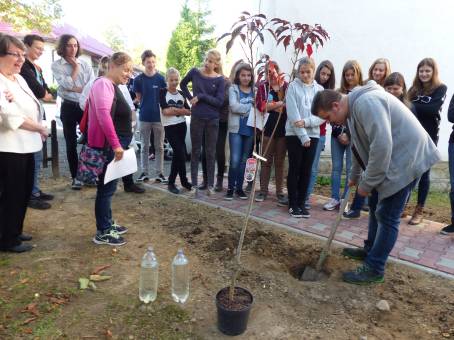 X. wymiana - sadzenie drzewka przyja�ni.