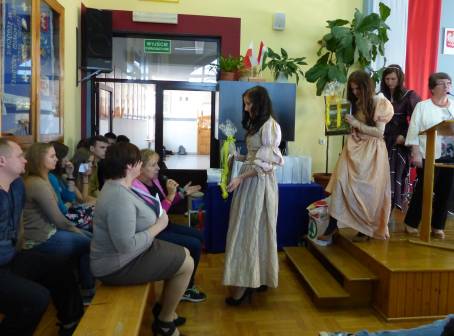 X. wymiana - po�egnalne sp[otkanie w szkolnej auli.