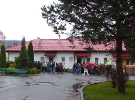 Pr�bna ewakuacja i stra�ackie �wiczenia - 25.11.2014 r.