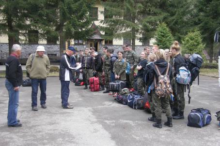 Ob�z szkoleniowo - kondycyjny Klasy Stra�y Granicznej - 04-08.05.2015 r.