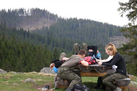 Ob�z szkoleniowo - kondycyjny Klasy Stra�y Granicznej - 04-08.05.2015 r.