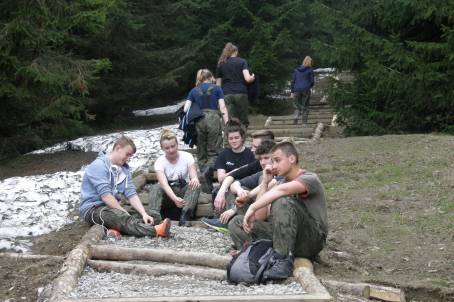 Ob�z szkoleniowo - kondycyjny Klasy Stra�y Granicznej - 04-08.05.2015 r.