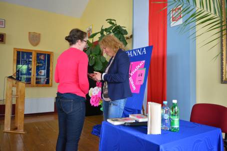 Spotkanie z pisark� - Joann� Jagie�o - 12.05.2015 r.