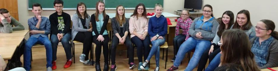 Gimnazjali�ci w programie "Be brave".