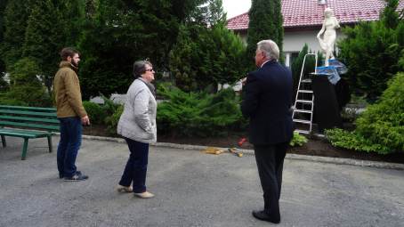 Posadowienie pomnika �w. Jadwigi Kr�lowej - 22.09.2016 r.