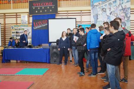 ZS w �egocinie na Gie�dzie Informacji Zawodowej w Bochni - 16.03.2017 r.