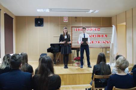 Konkurs Recytatorski "Herbert - poeta niepokorny: - 23.03.2017 r.