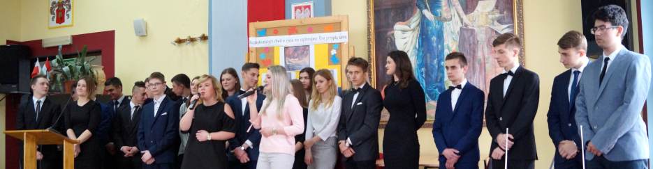 Po�egnanie absolwent�w klasy trzeciej LO - 28.04.2017