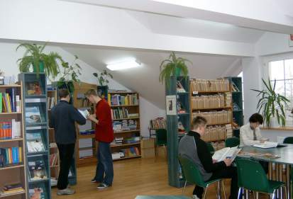 Biblioteka szkolna.