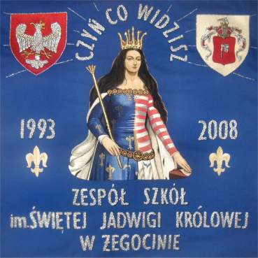 Sztandar Zespo�u Szk� w �egocinie.