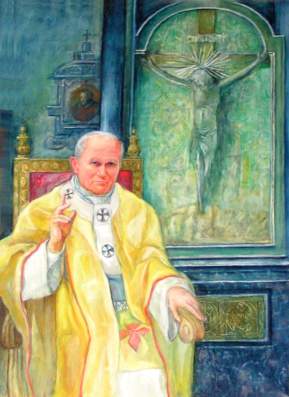 Obraz "Jan Pawe� II".