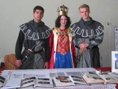 Nasze kr�lewskie orszaki na Gie�dzie Zawodoznawczej w Bochni.