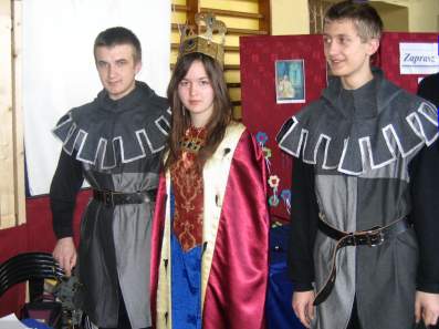 Nasze kr�lewskie orszaki na Gie�dzie Zawodoznawczej w Bochni.