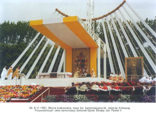 Msz koronacyjna b�. Jadwigi Krolowej - Krak� - 8.VI.1987