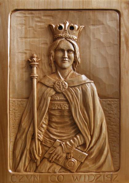 �wi�ta Jadwiga Kr�lowa - Czy� co widzisz" - p�askorze�ba.