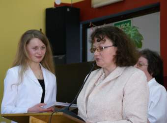 Podzi�kowania dla dzia�aczy samorz�du szkolnego.