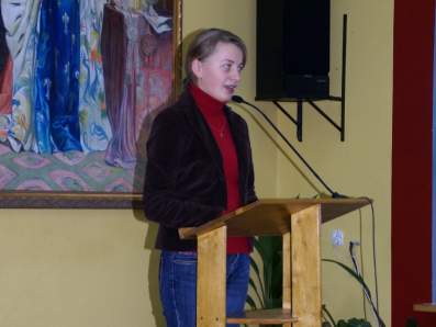 Joanna Ma�ko przedstawi�a wyniki wybor�w.