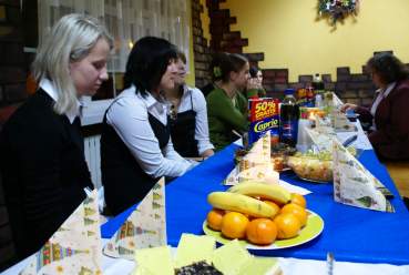 Wigilia samorz�du uczniowskiego 2008.