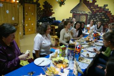 Wigilia samorz�du uczniowskiego 2008.