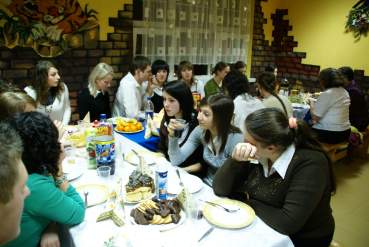 Wigilia samorz�du uczniowskiego 2008.