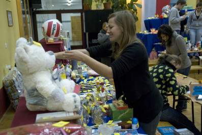 Przygotowania do loterii.