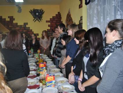 Wigilia samorz�du uczniowskiego.