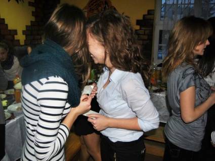 Wigilijne spotkanie samorz�du uczniowskiego - 21.12.2011r..