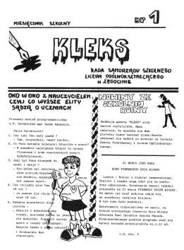 Kleks nr 1.