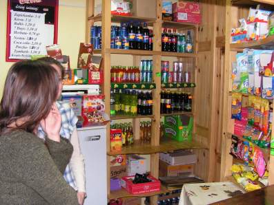 Sklepik szkolny.