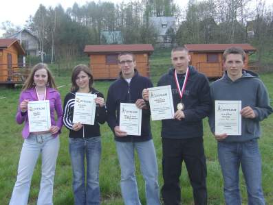 Reprezentacja LO w �egocinie na powiatowych prze�ajach.