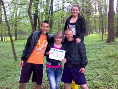 Sztafeta ZS w �egocinie.