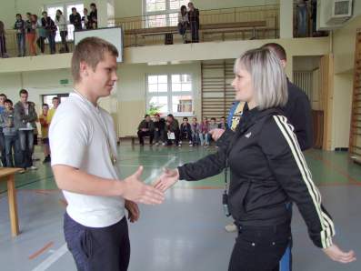 Medal dla najlepszego bramkarza.