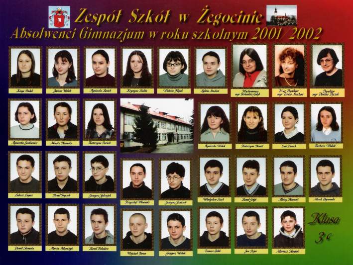 Absolwenci gimnazjum III C - 2002 r.
