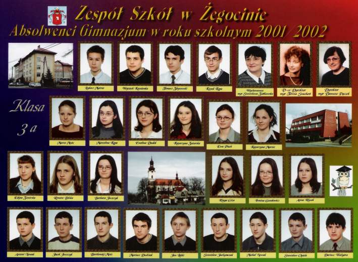 Absolwenci gimnazjum III A - 2002 r.
