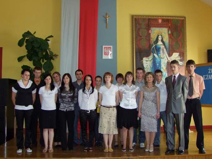 Absolwenci ZSZ 2009 - Klasa II B.
