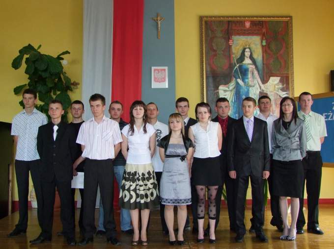 Absolwenci ZSZ 2009 - Klasa III.